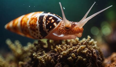 Cone Snail! A Miniature Predator With Venomous Harpoons Hiding Under Its Beautiful Shell?